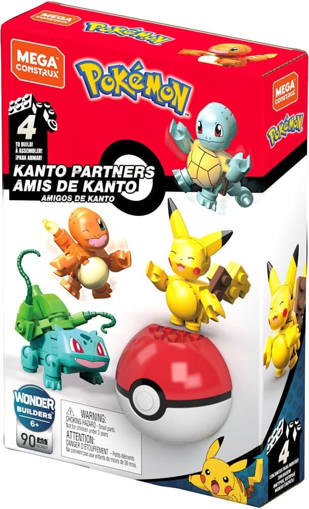 Pokémon - Mega-Construction-Set Kanto Partners
