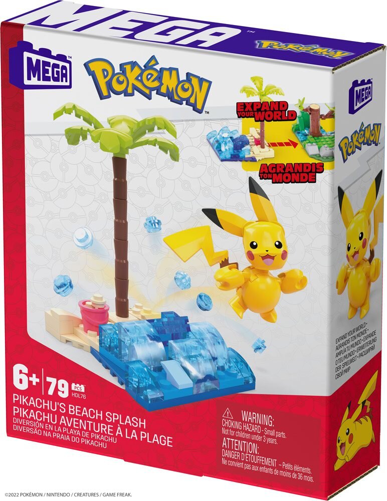 Pokémon - Mega-Construction-Set Pikachus Beach Splash