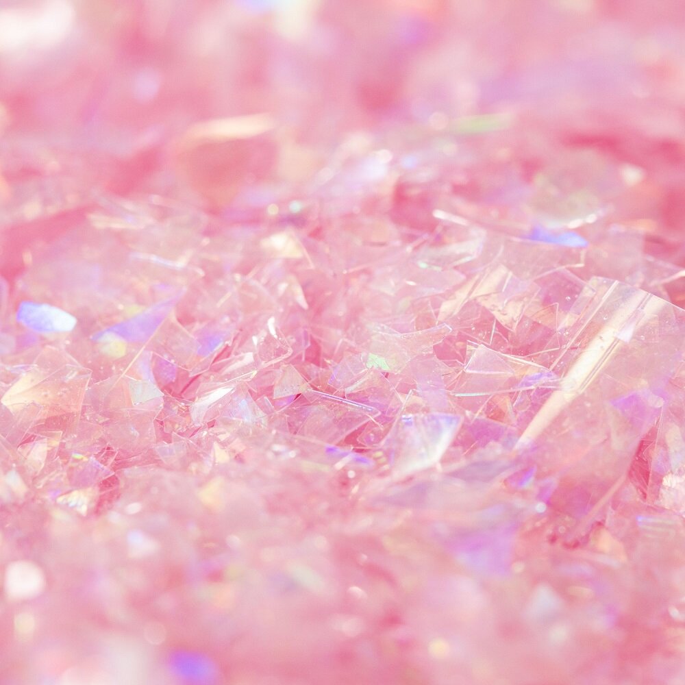 PME Essbare Glitzerflocken, Pink Topaz