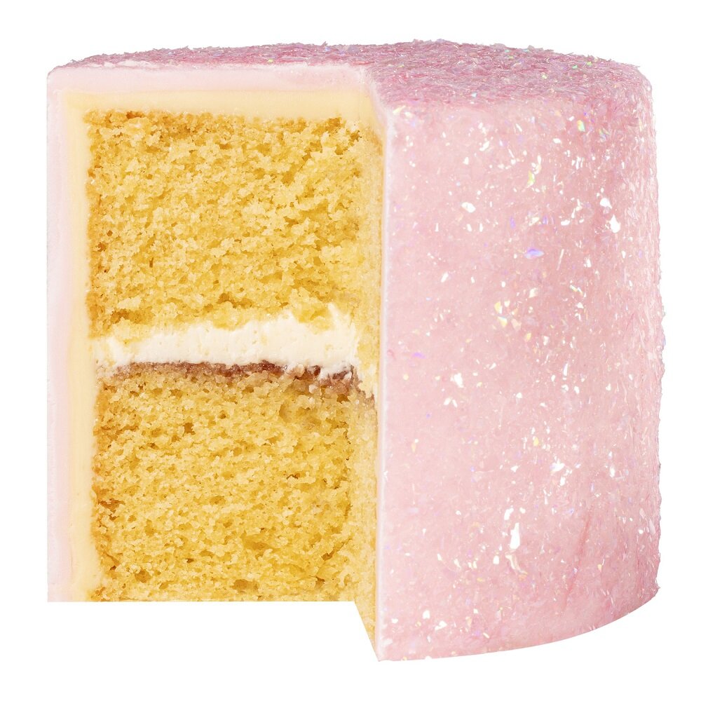 PME Essbare Glitzerflocken, Pink Topaz