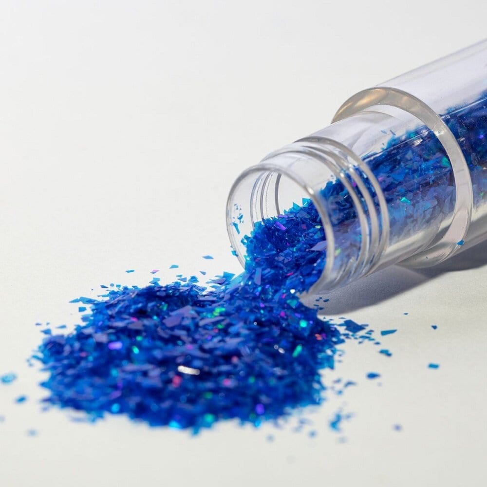PME Essbare Glitzerflocken, Blue Sapphire