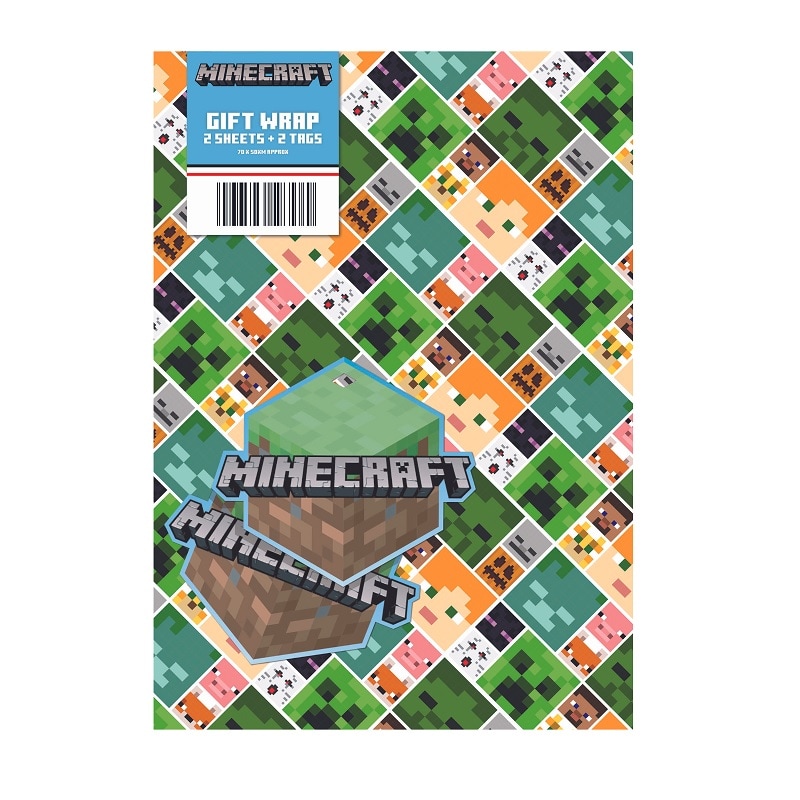 Minecraft Geschenkpapier