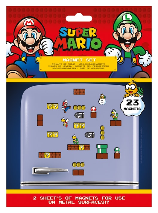 Super Mario - Kühlschrankmagnete, Mushroom Kingdom