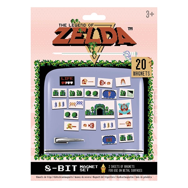 Zelda - Kühlschrankmagnete 8-Bit