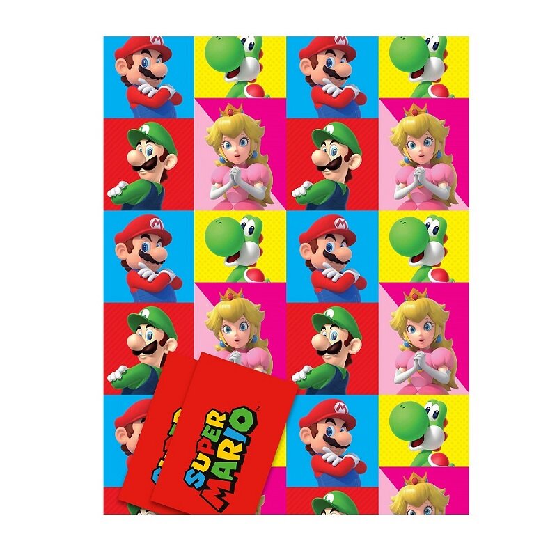 Super Mario Geschenkpapier