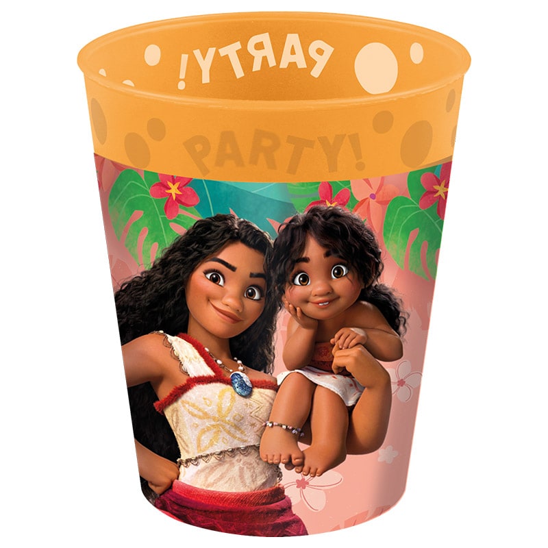 Vaiana 2 - Plastikbecher 250 ml, 4er-Pack
