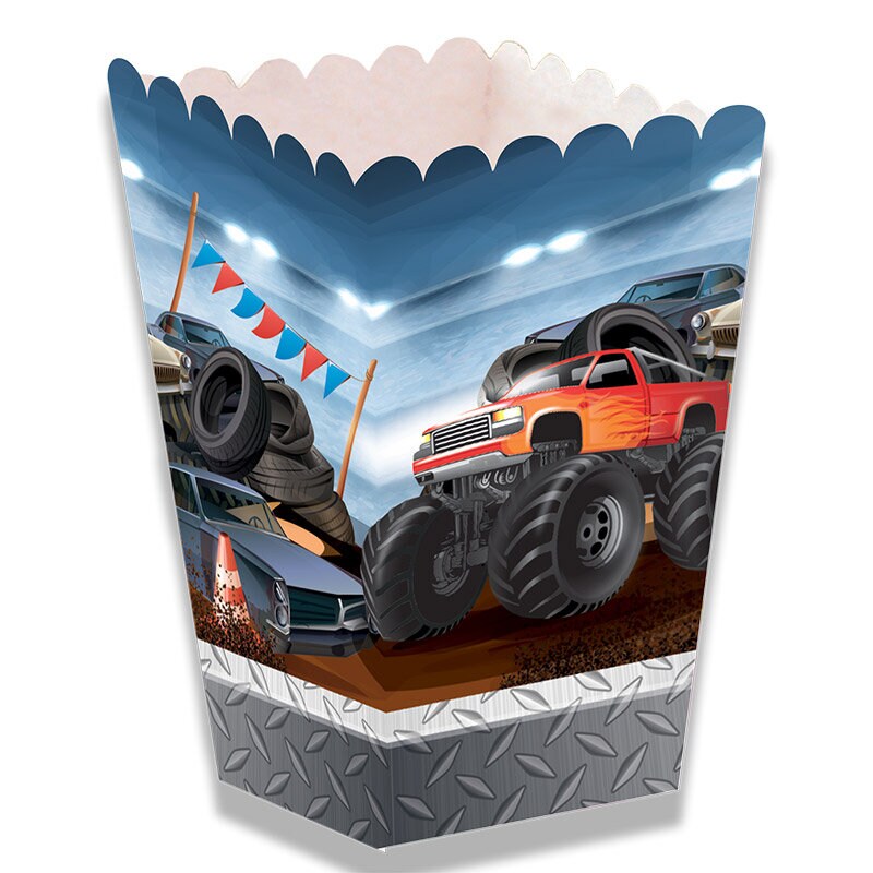 Monstertruck Popcornbox 12 x 5 cm