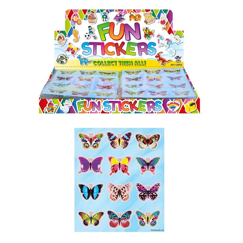 Schmetterlinge Sticker 12er-Pack