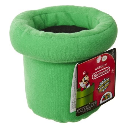 Super Mario Bros - Warp Pipe Kuscheltier 13 cm