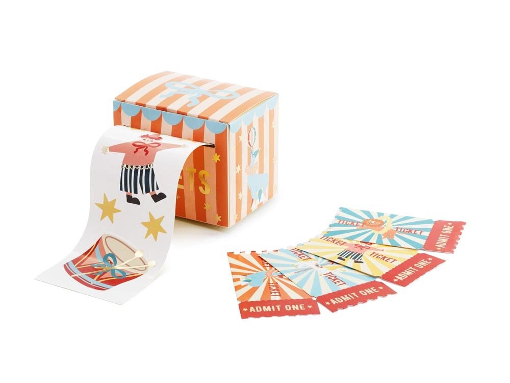 Zirkus Aufkleber & Tickets