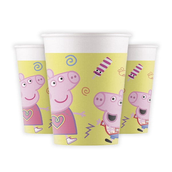 Peppa Wutz - Pappbecher 8er-Pack