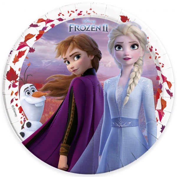Frozen 2 - Teller 8er-Pack