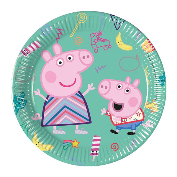 Peppa Wutz - Kuchenteller 8er-Pack
