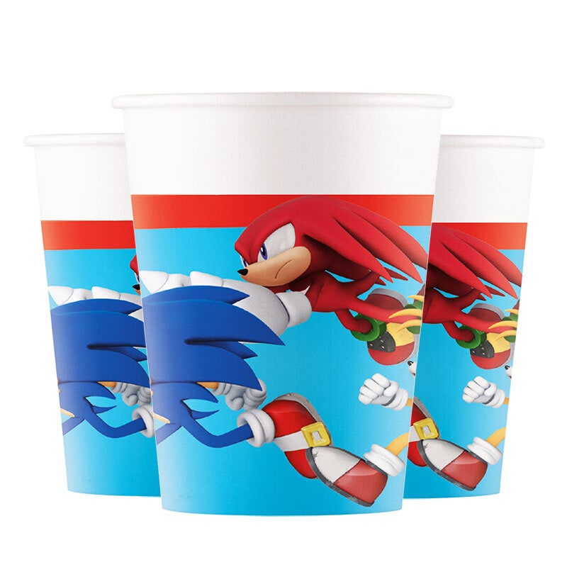 Sonic the Hedgehog - Pappbecher 8er Pack