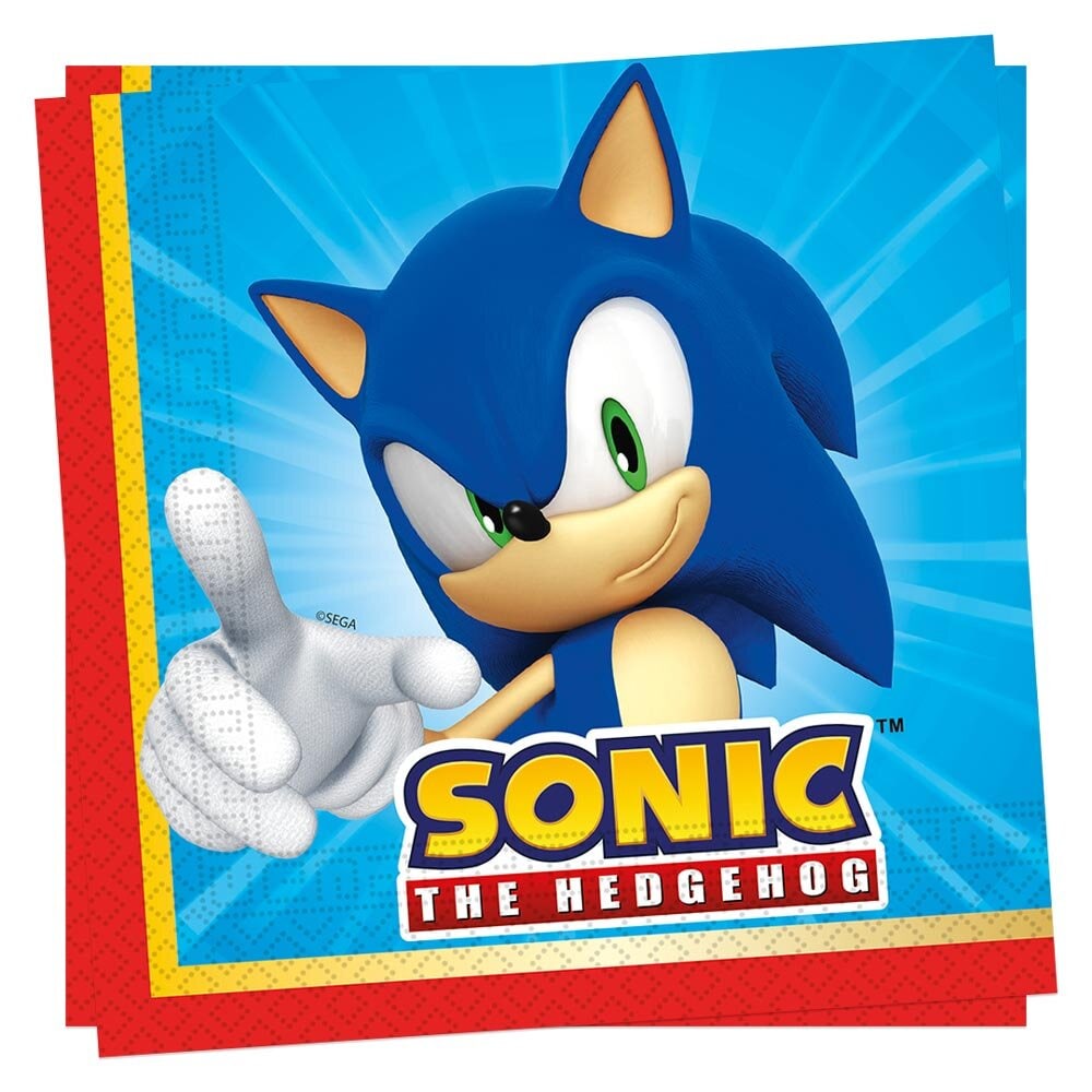 Sonic the Hedgehog - Servietten 20er Pack