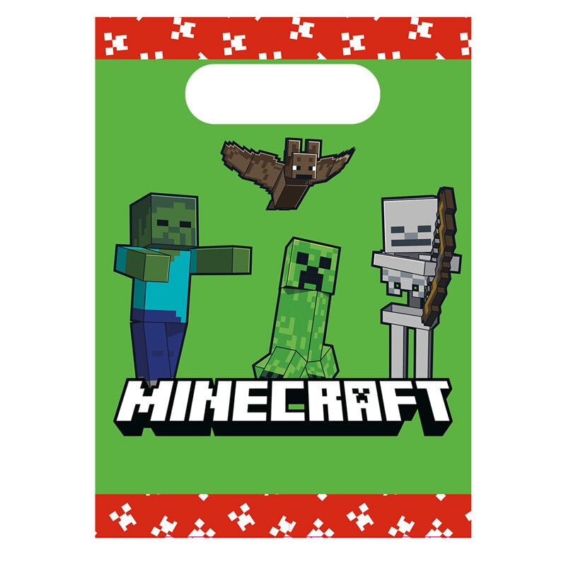 Minecraft - Geschenktüten aus Papier 4er Pack