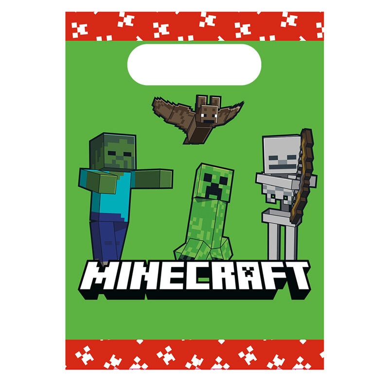 Minecraft - Geschenktüten aus Papier 4er-Pack