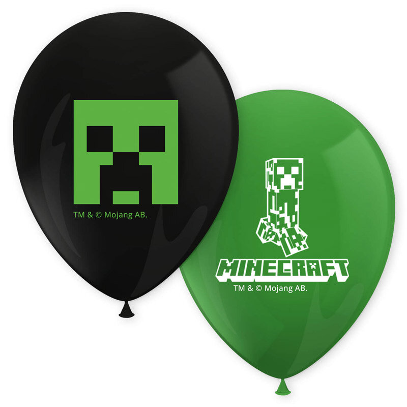 Minecraft - Luftballons 8er Pack