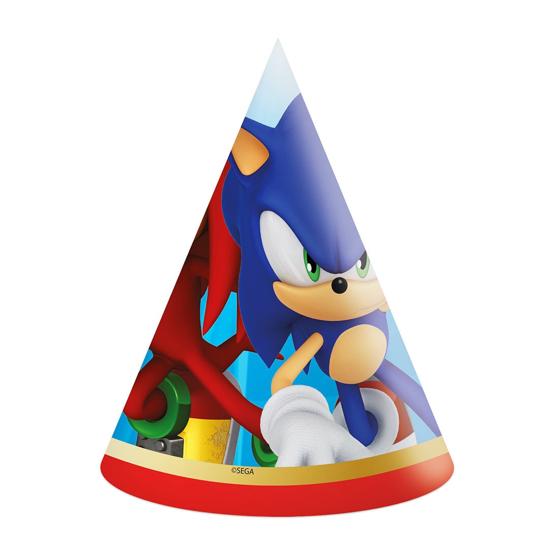 Sonic the Hedgehog - Partyhüte 6er-Pack