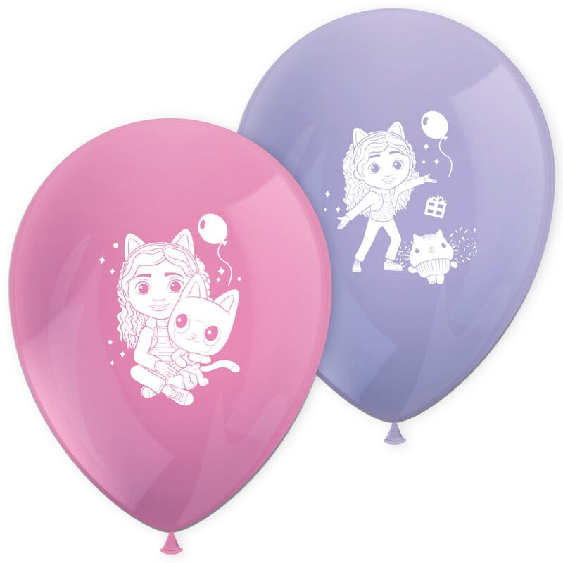 Gabby's Dollhouse - Luftballons 8er-Pack