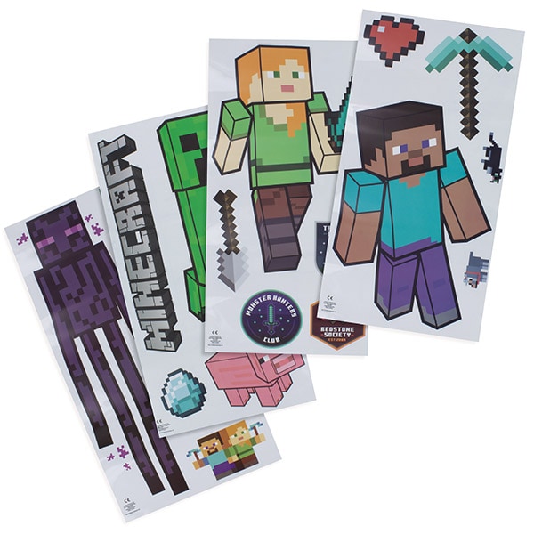 Minecraft - Wandsticker im 20er Pack