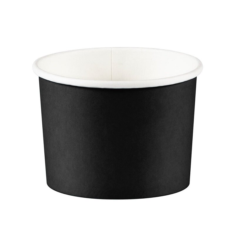 Eisbecher Schwarz 8er-Pack