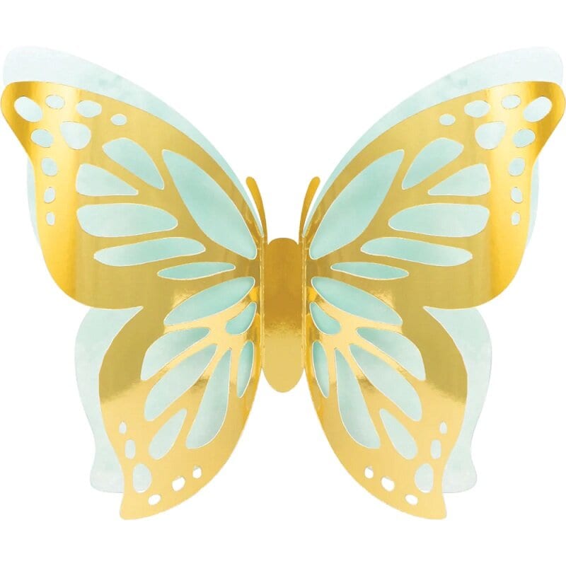 Schimmernder Schmetterling - Wanddekorationen 3er-Pack