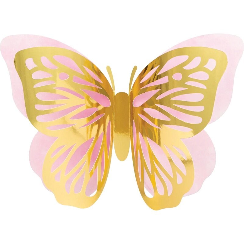 Schimmernder Schmetterling - Wanddekorationen 3er-Pack