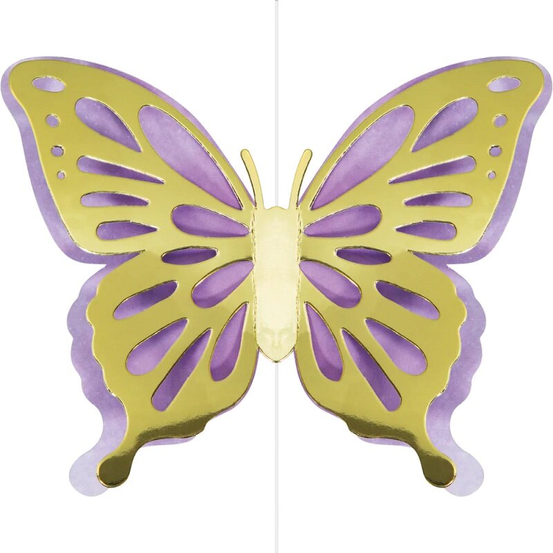 Schimmernder Schmetterling - Hängedeko 3er-Pack