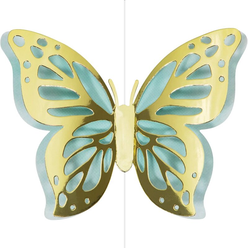 Schimmernder Schmetterling - Hängedeko 3er-Pack