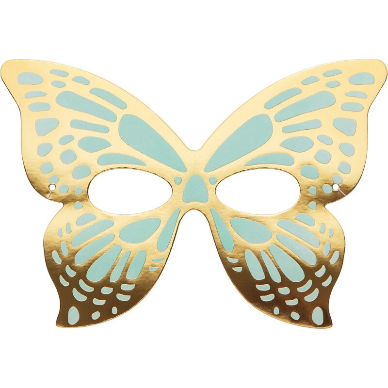 Schimmernder Schmetterling - Masken 8er-Pack