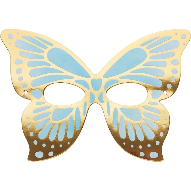 Schimmernder Schmetterling - Masken 8er-Pack