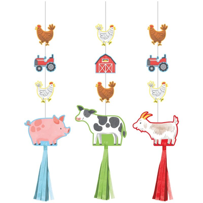 Bauernhof - Hängedeko 3er-Pack