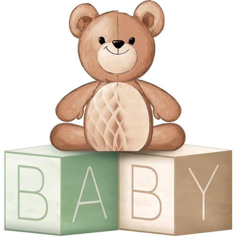 Teddybär Babyparty - Tischdekoration