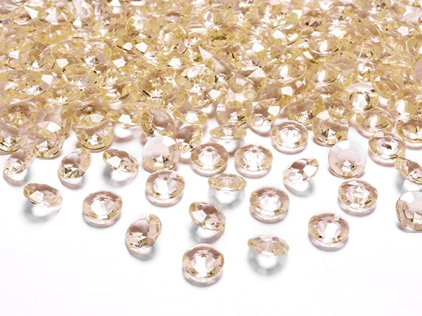 Diamantconfetti - Gold 100 stuks