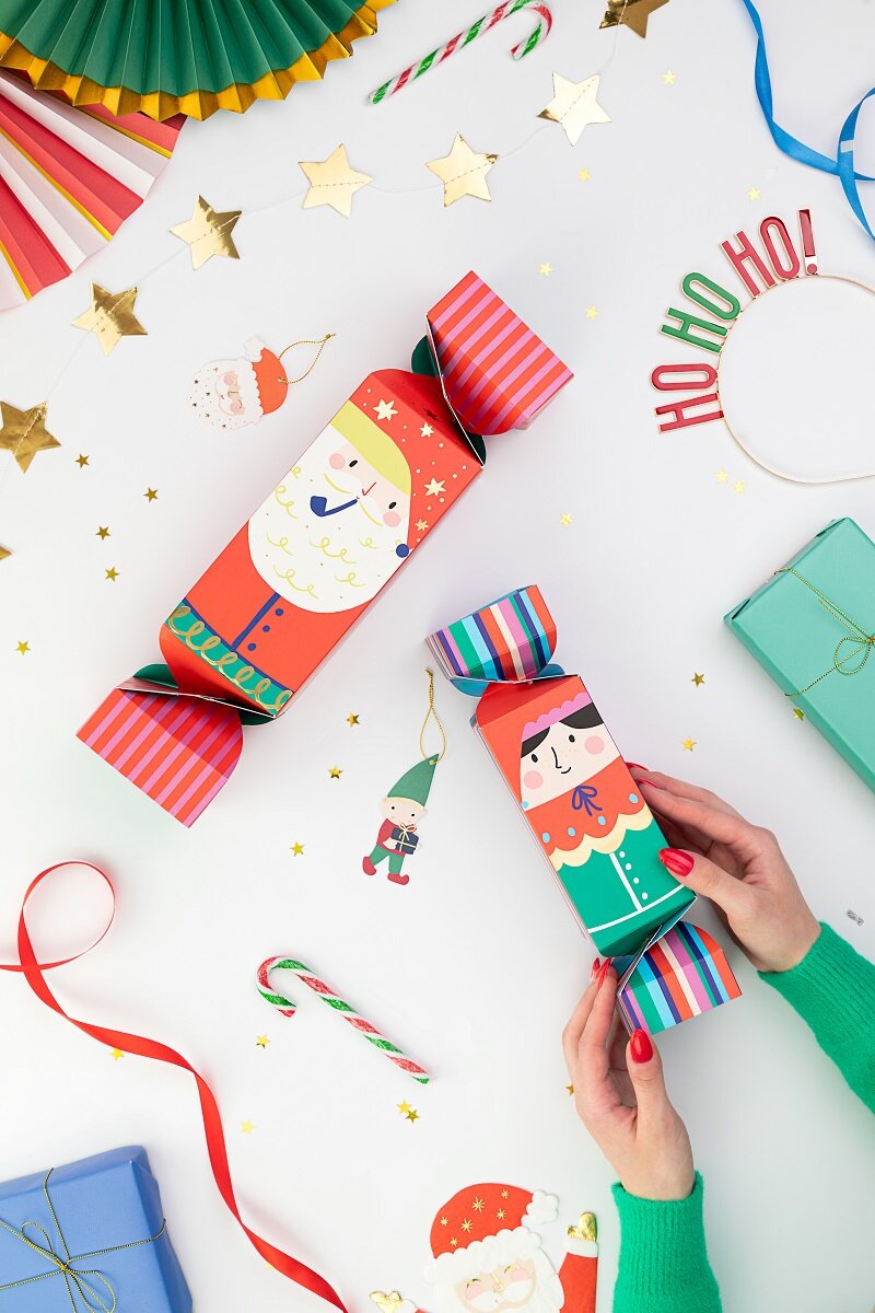 Geschenkboxen Weihnachts-Knallbonon 2er-Pack
