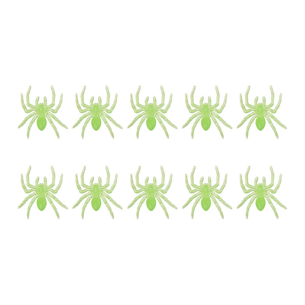 Leuchtende Spinnen 10er-Pack