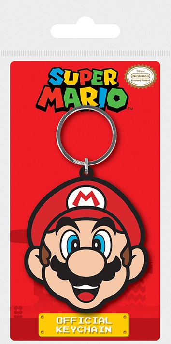 Super Mario - Schlüsselanhänger Mario-Kopf