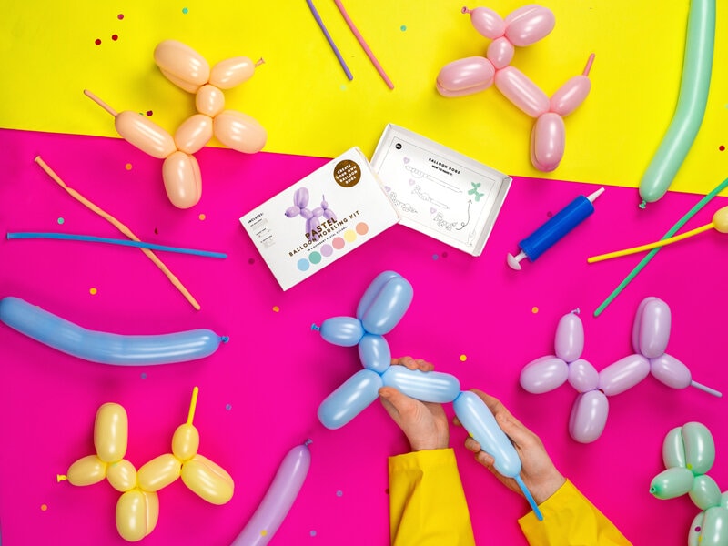 Modellierballons, Pastell-Mix 30er-Pack