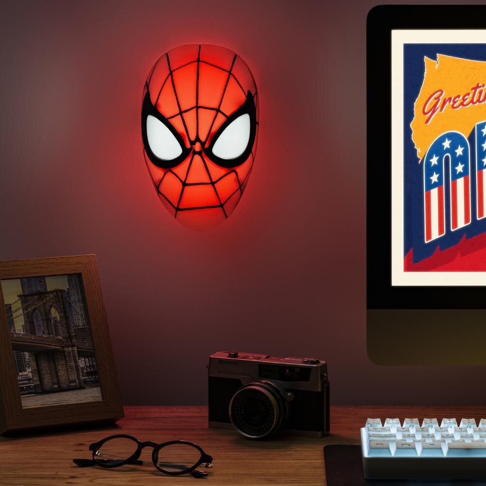 Spiderman - Lampe Gesicht