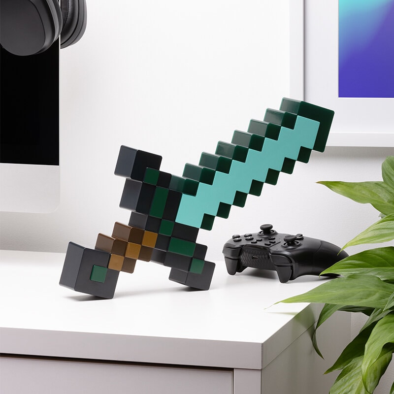 Minecraft - Diamant Schwert Lampe 40 cm