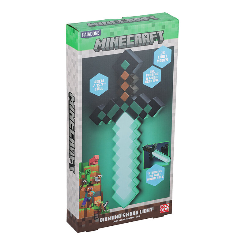 Minecraft - Diamant Schwert Lampe 40 cm