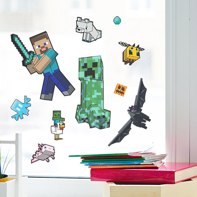 Minecraft - Fensteraufkleber 35er-Pack