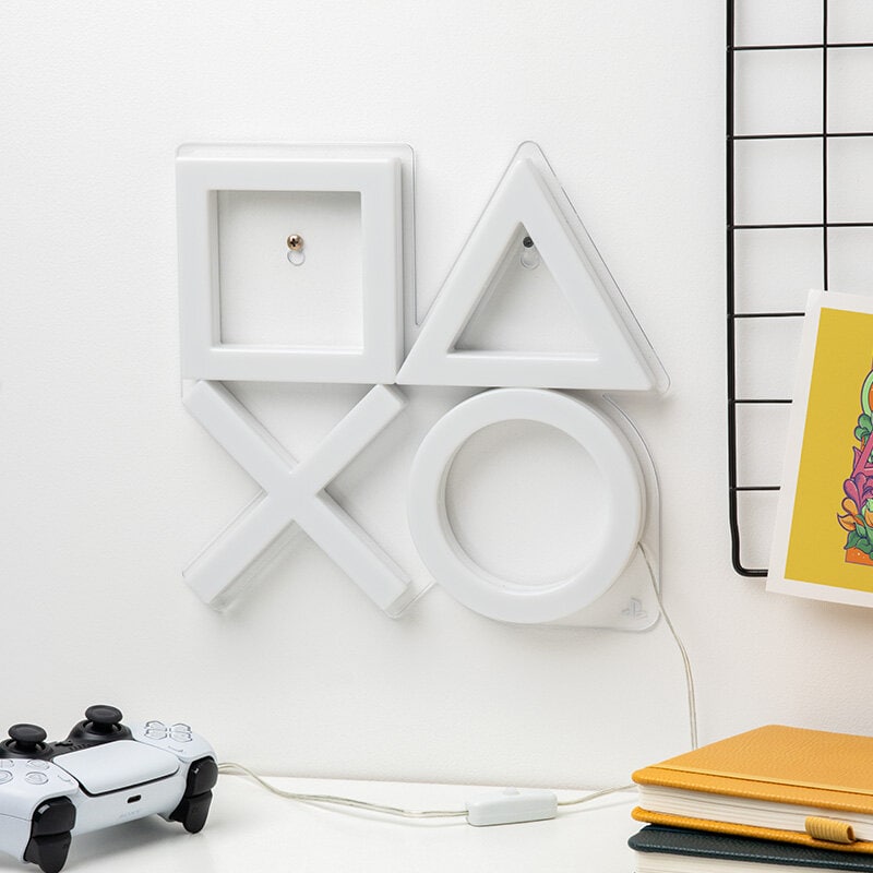 PlayStation Neon LED-Wandlampe 25 cm
