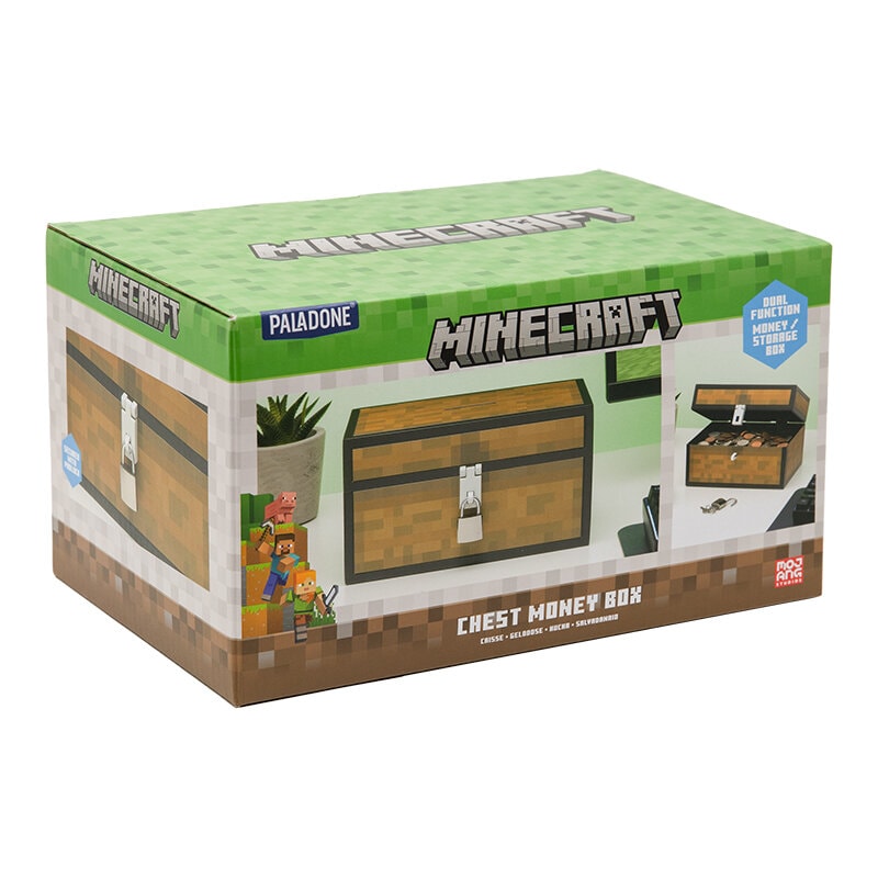 Minecraft Spardose Truhe 3D