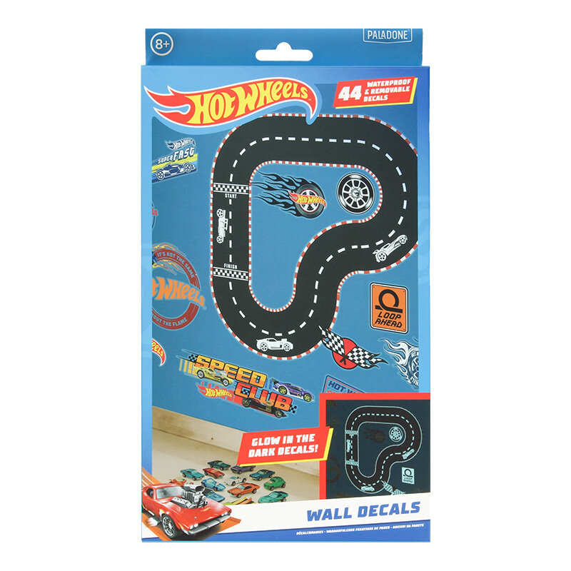 Hot Wheels - Wandaufkleber 44er-Pack