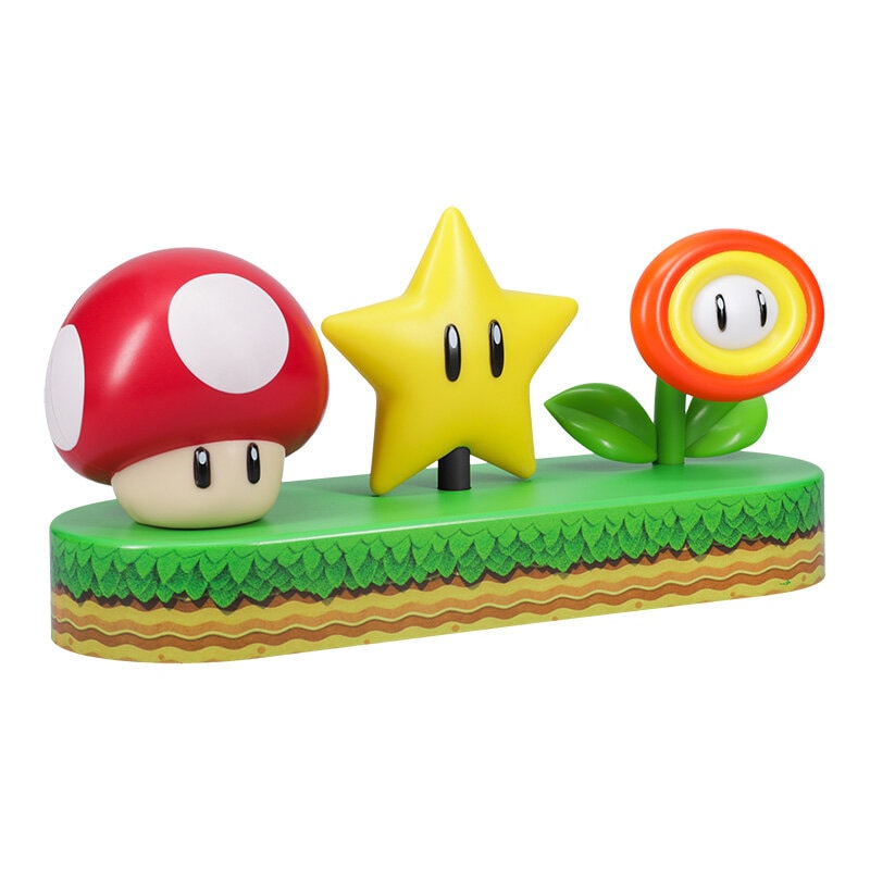 Super Mario™ Lampe mit ikonischen Motiven, 30 cm