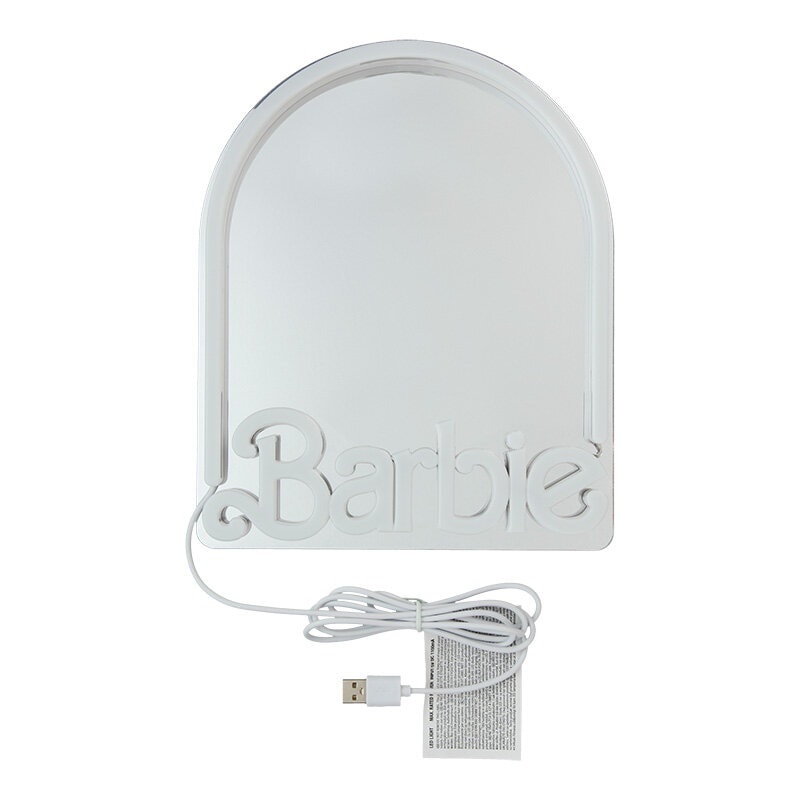 Barbie LED-Wandleuchte mit Spiegel