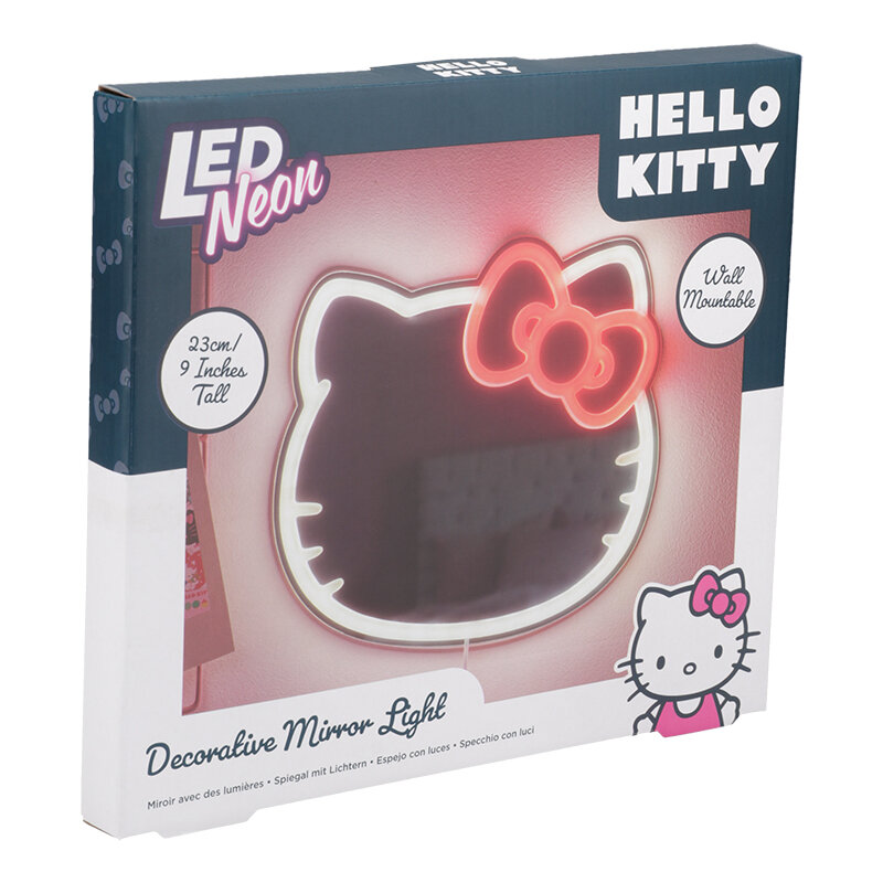 Hello Kitty LED-Wandleuchte mit Spiegel