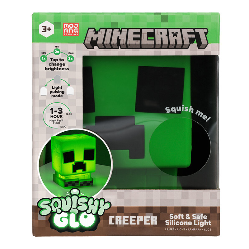 Minecraft - Creeper Lampe Silikon 15 cm